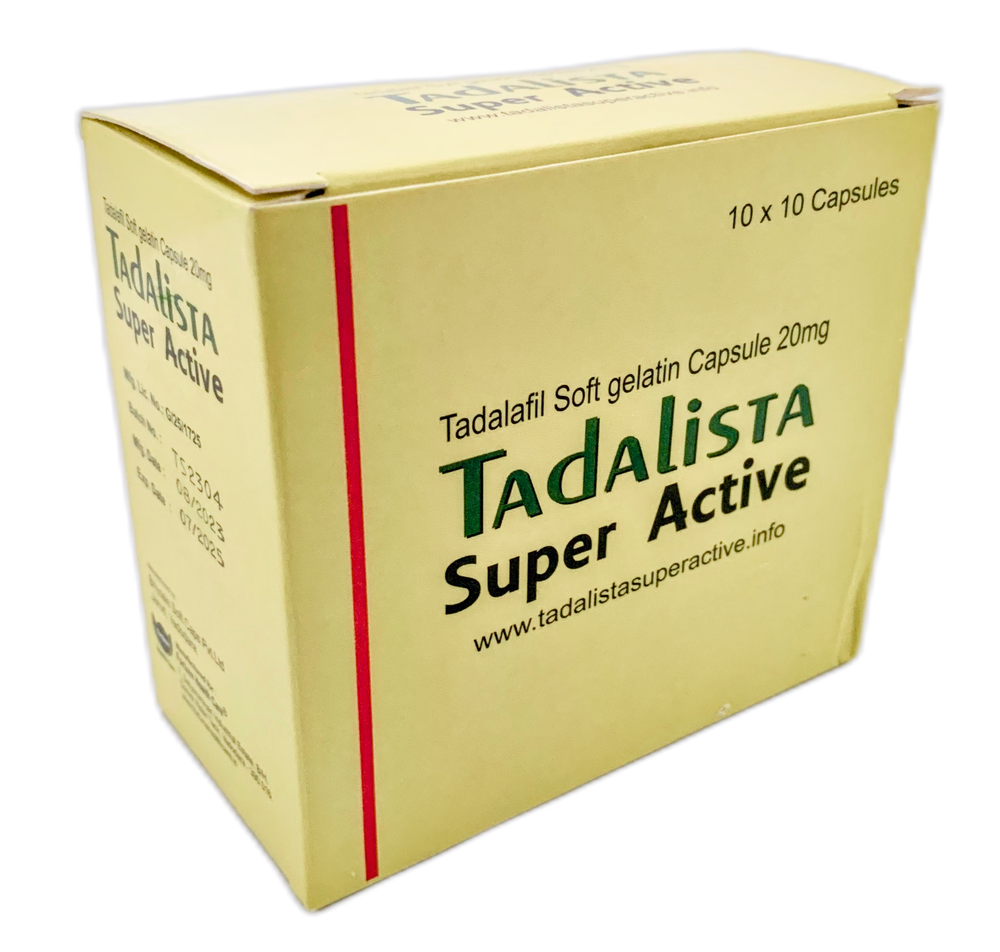 Tadalista Super Active 20 mg (Сиалис капсулы 20 мг)